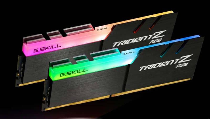 GSKILL TRIDENT Z RGB 16GB (2x8GB) DDR4 3200MHz 2 bộ nhớ trong xzone đồng nai