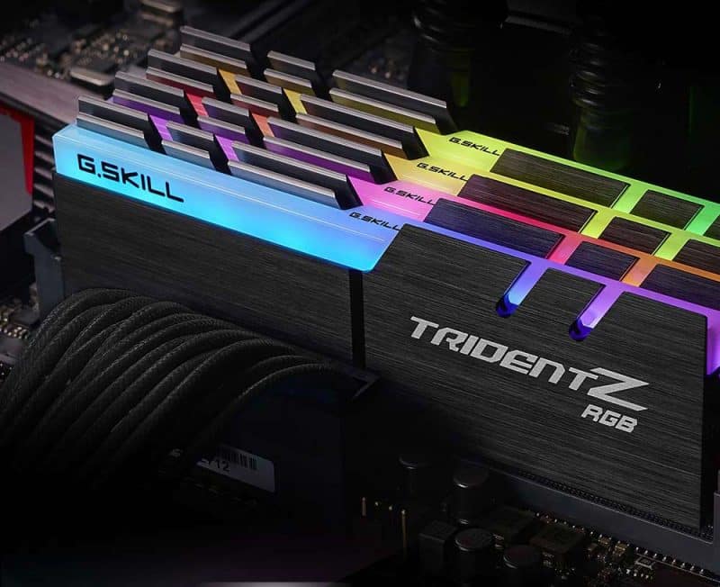 GSKILL TRIDENT Z RGB 16GB (2x8GB) DDR4 3200MHz 4 bộ nhớ trong xzone đồng nai