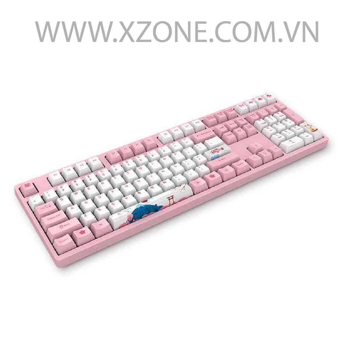 AKKO 3108 V2 WORLD TOUR TOKYO - Akko Blue switch V2 5 bàn phím cơ akko