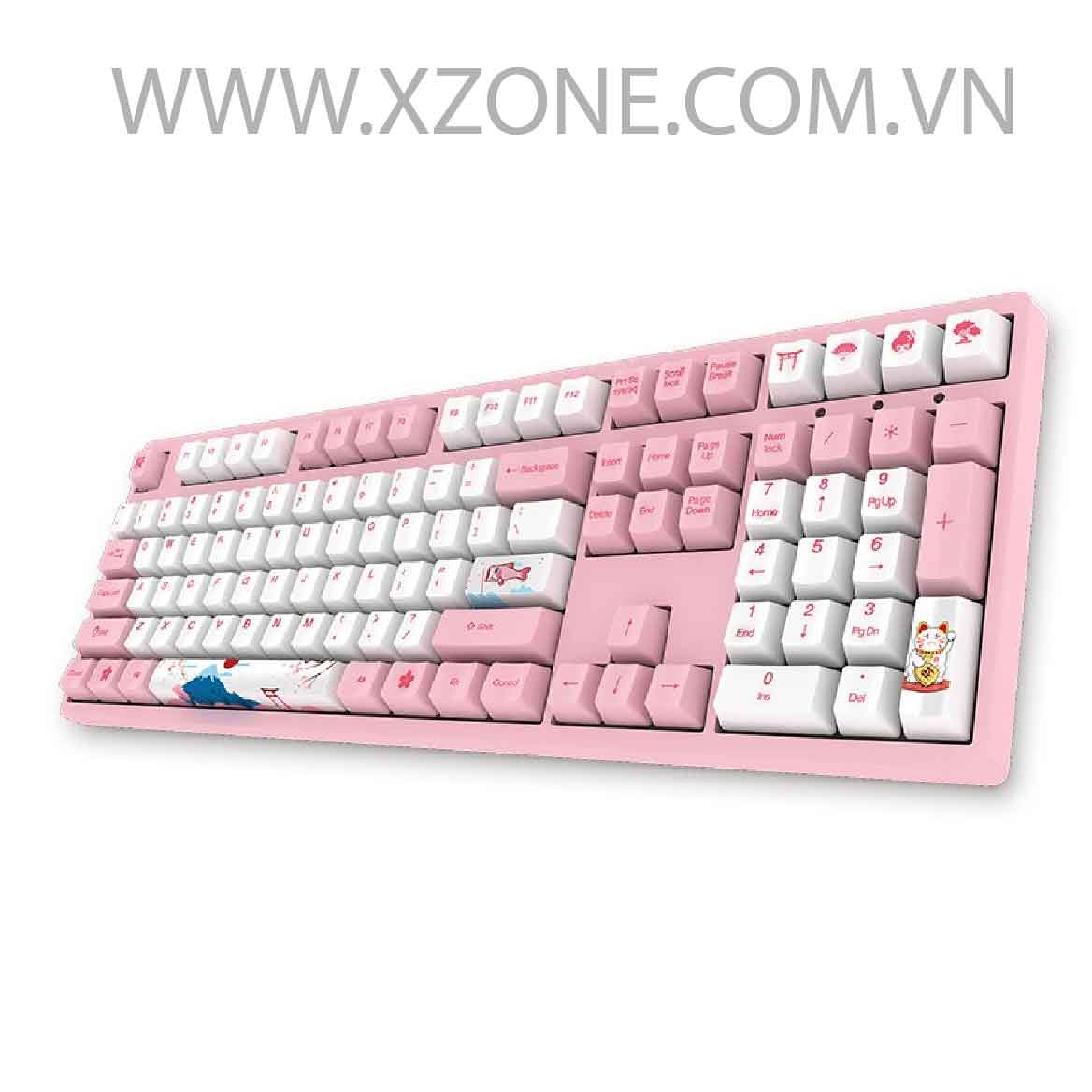 AKKO 3108 V2 WORLD TOUR TOKYO - Akko Blue switch V2 4 Bàn phím cơ akko XZONE đồng nai