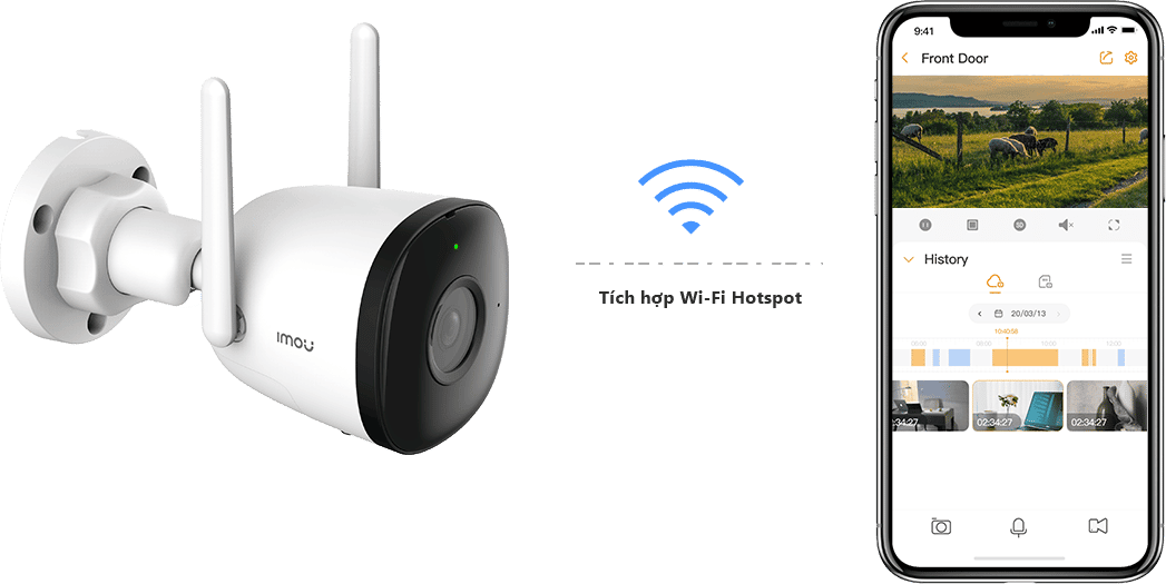 IMOU IPC-F22P - BULLET 2C 7 camera wifi imou XZONE dong nai