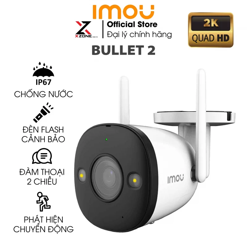 IMOU IPC-F42FEP - BULLET 2 16 camera imou wifi xzone đồng nai