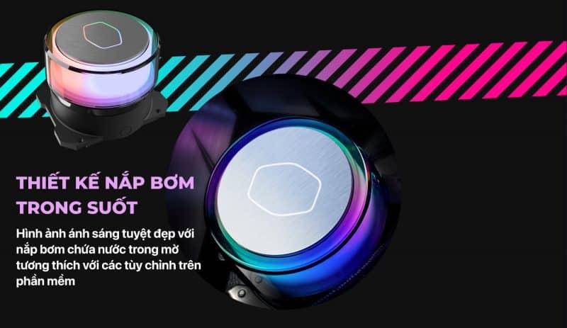 COOLER MASTER MASTERLIQUID ML240 ILLUSION ARGB GEN 2 5 CM MASTERLIQUID ML240 ILLUSION ARGB Gen 2