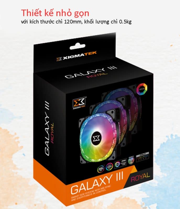 XIGMATEK GALAXY III ROYAL - BR120 ARGB 6 pctot xigmatek galaxy br120 04 removebg preview