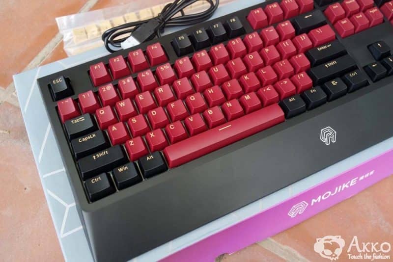 AKKO MOJIKE GK1 BLACK RED 5 review ban phim co mojike gk1 black pink black red 13
