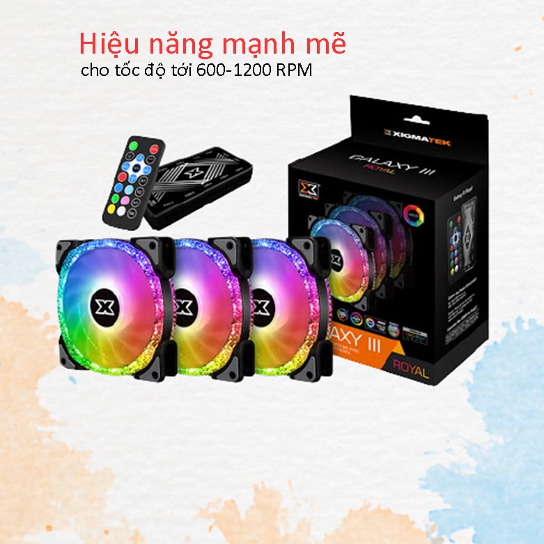 XIGMATEK GALAXY III ROYAL - BR120 ARGB 5 XIGMATEK GALAXY III