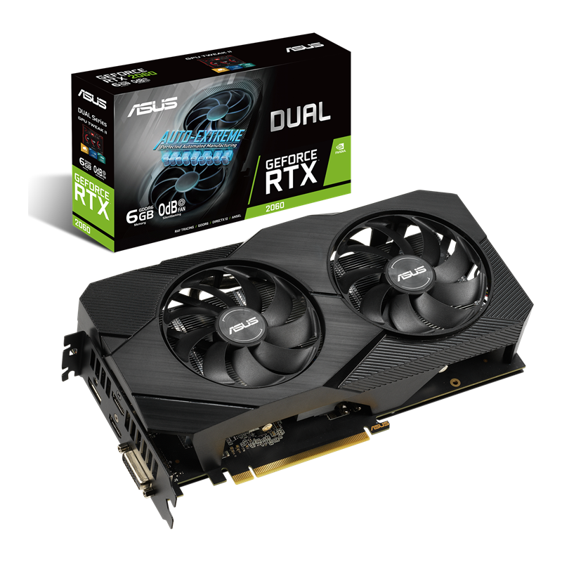 ASUS DUAL RTX 2060 6G EVO 3 vga asus dual rtx2060 6g evo