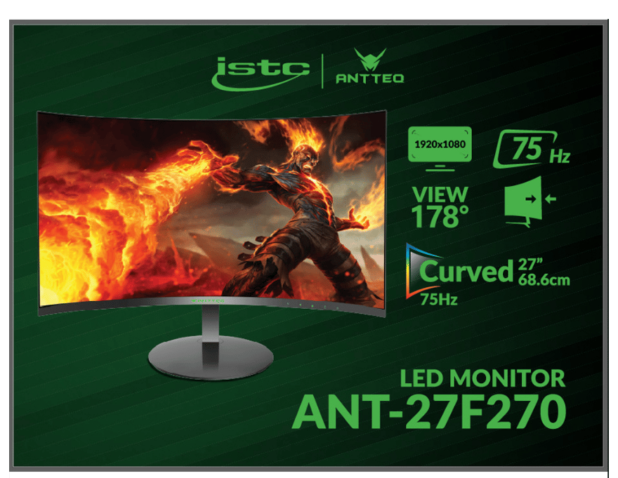 HKC ANTTEQ ANT-27F270 4 màn hình máy tính cong giá rẻ HKC ANTTEQ ANT-27F270