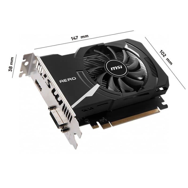 GeForce GT 1030 AERO ITX 2GD4 OC 2 card đồ họa xzone đồng nai