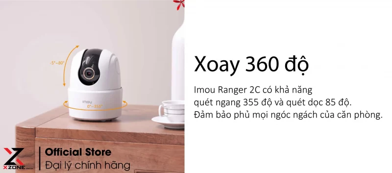 IMOU IPC-TA42P - RANGER 2C 5 camera imou ranger 2c 4mp xoay 360 do xzone dong nai