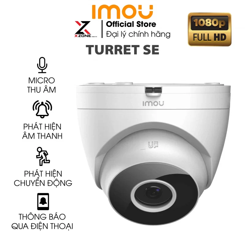 IMOU IPC-T22A - TURRET SE 13 camera imou wifi xzone đồng nai
