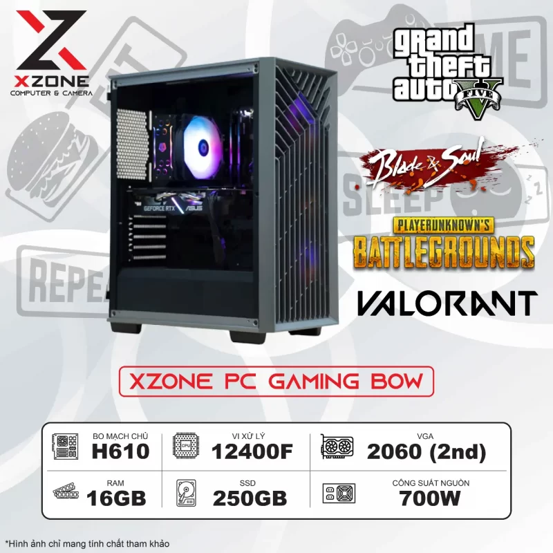 XZONE PC GAMING BOW 1 PC GAMING BOW XZONE DONG NAI TRANGCHU