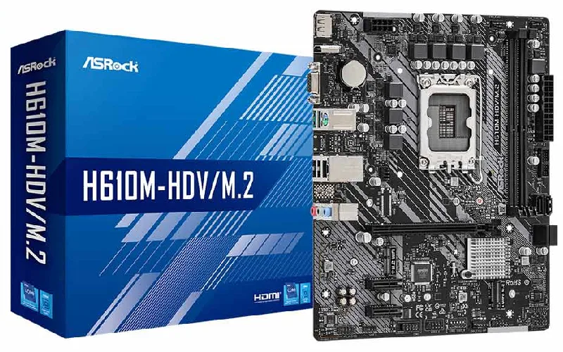 BỘ PC I3 12100F H610M RTX 2060 3 asrock-h610m-hdv