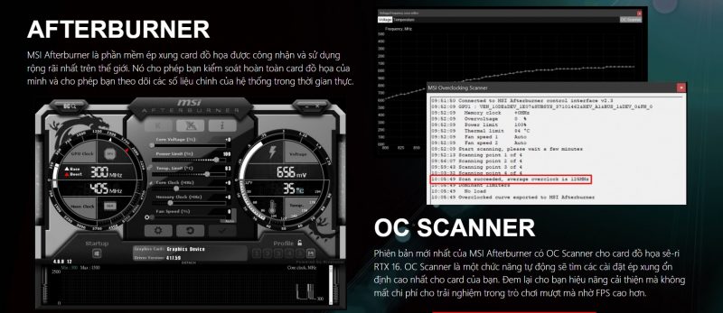 MSI GTX 1660 Super VENTUS XS OC (2ND) 7 afterburner