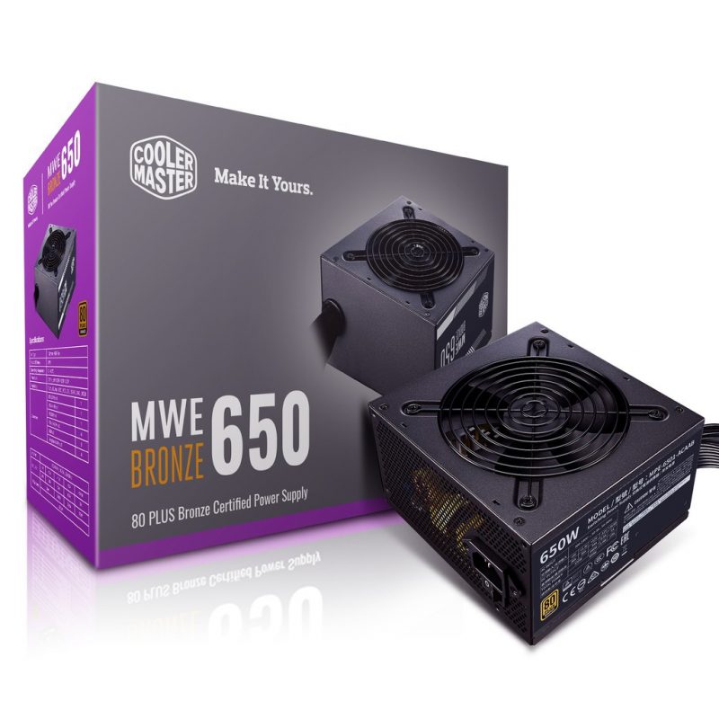 COOLER MASTER MWE 650 BRONZE V2 1 COOLER MASTER MWE 650 BRONZE V2