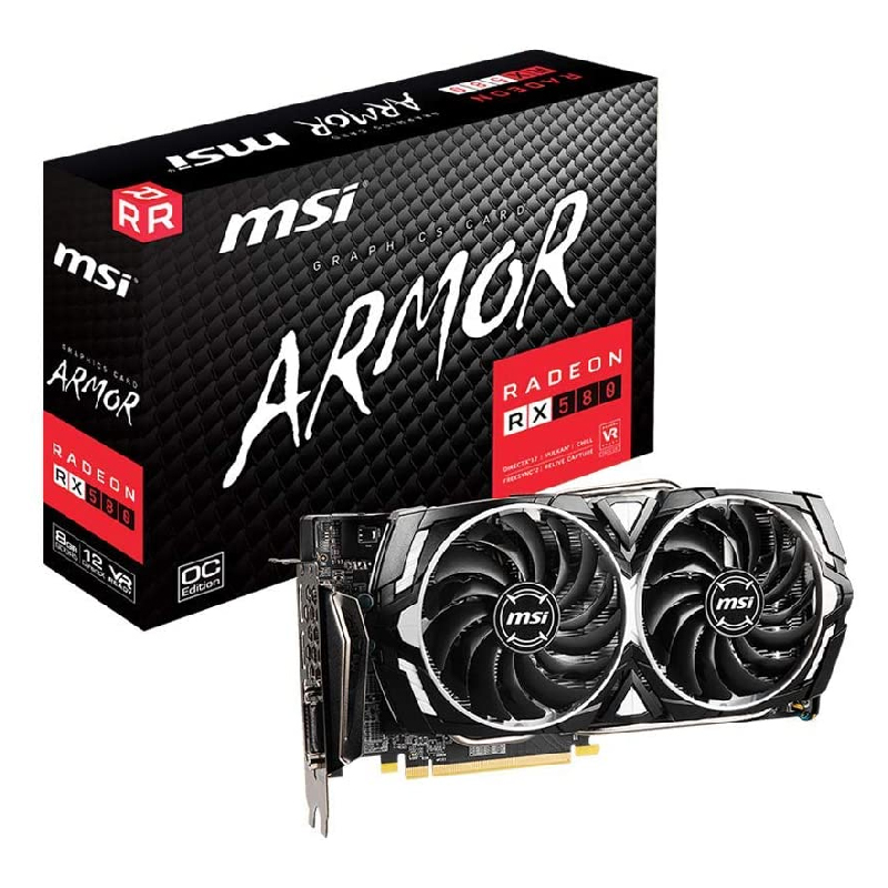 スマホ/家電/カメラmsi RADEON RX580 ARMOR OC8GB - PCパーツ