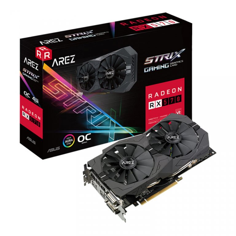 Card đồ Họa ASUS RX 570 8GB ROG Strix Gaming (2ND)