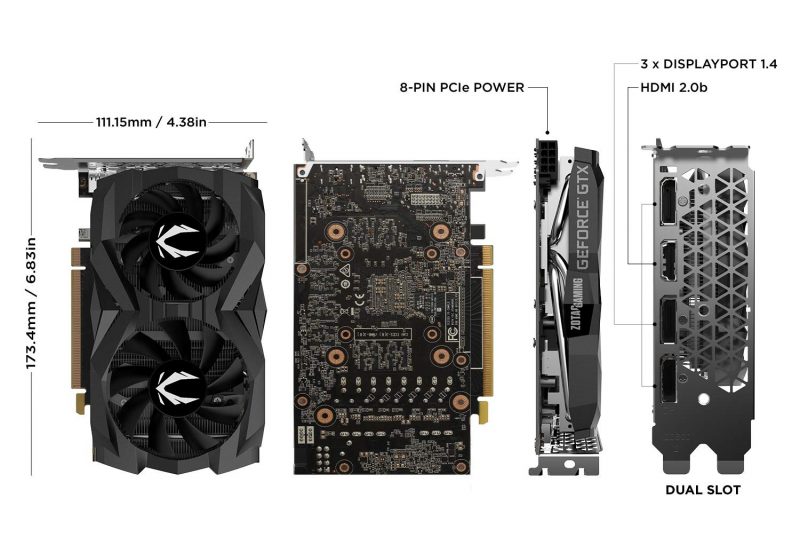 ZOTAC GAMING GTX 1660 Super (2ND) 4 tong the