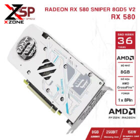 UNIKA RADEON RX 580 SNIPER 8G GDDR5 V2 1 unika-radeon-rx-580-sniper-8g-gddr5-v2-01