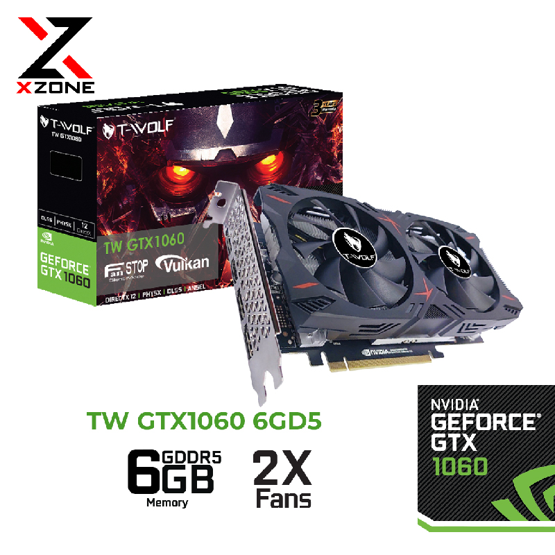 T-WOLF GTX 1060 6GB GDDR5 2 T-WOLF-GTX-1060-6GB-GDDR5