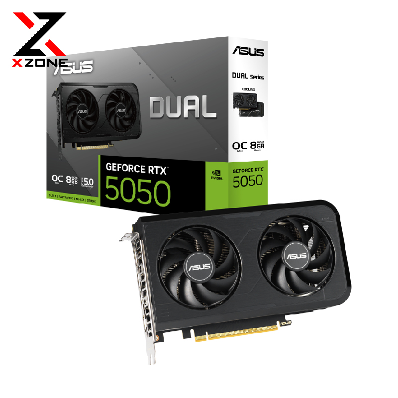 ASUS DUAL GEFORCE RTX 5050 8GB GDDR6 OC EDITION 3 ASUS-Dual-GeForce-RTX-5050-8GB-GDDR6-OC-Edition