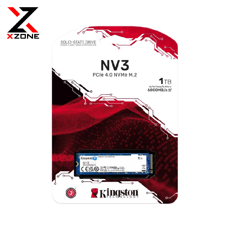 KINGSTON NV3 1TB NVME M.2 2280 PCIE GEN4X4 3 kingston-nv3-1tb-nvme-m-2-2280-pcie-gen4x4